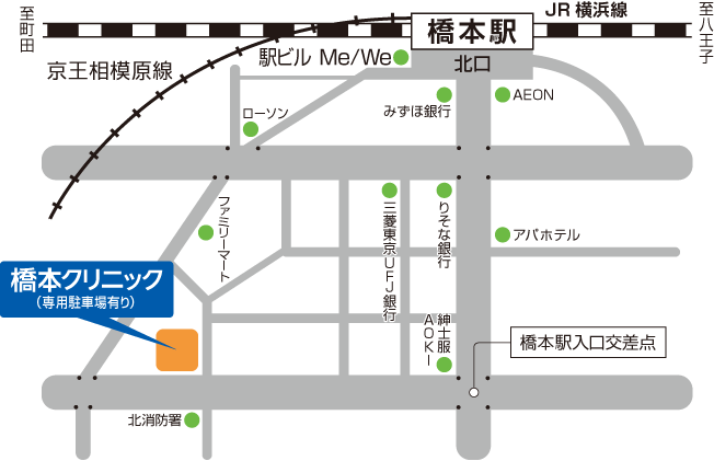 橋本クリニック地図